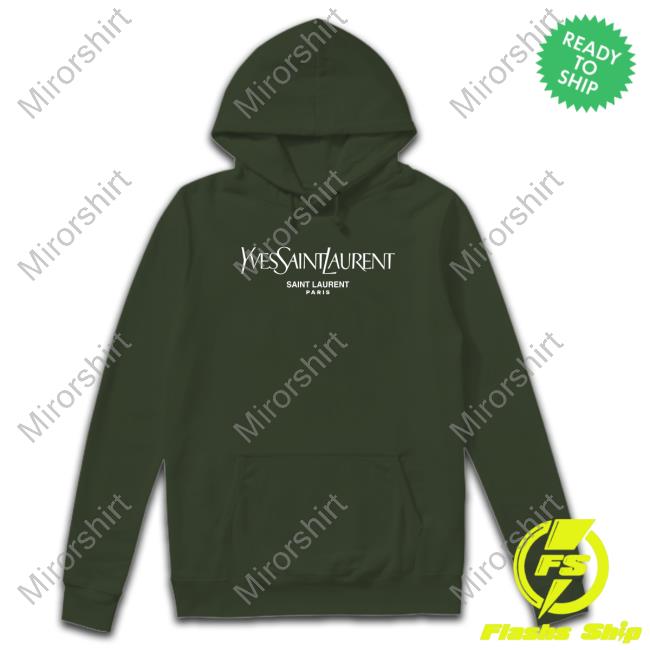 Yves Saint Laurent Paris Long Sleeve T Shirt