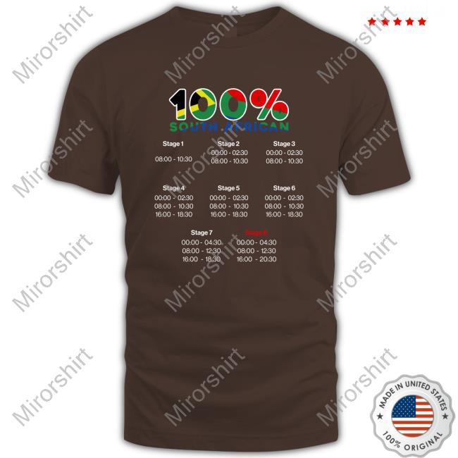100% South African Long Sleeve Tee Rory Petzer