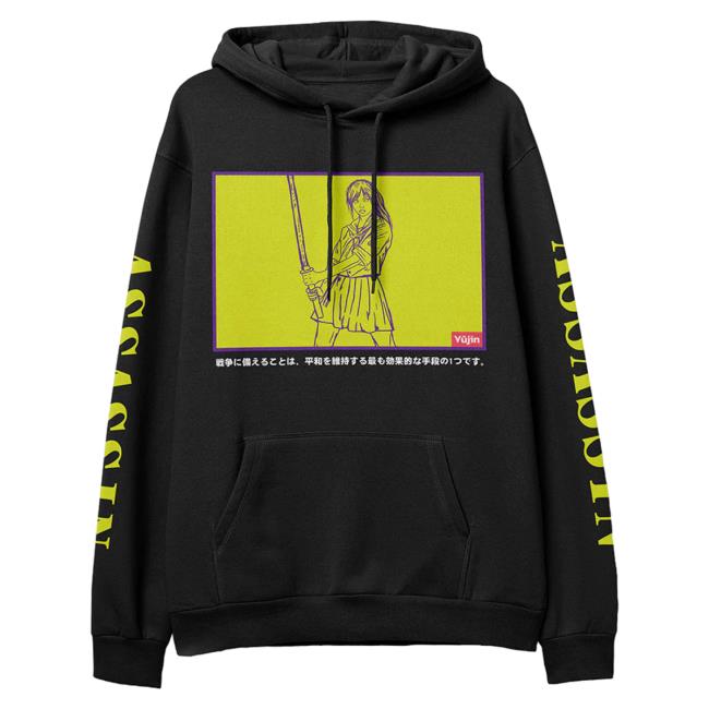 Yujin Clothing x Champion Assassin Hoodies Black