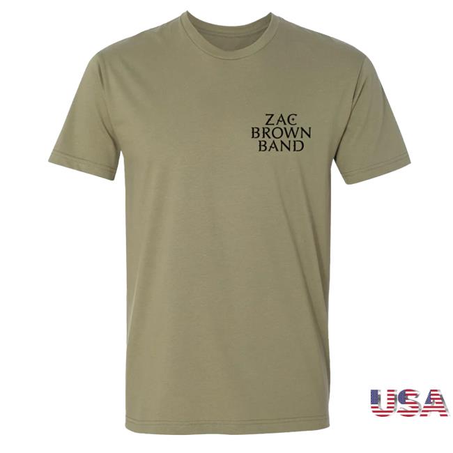 Zac Brown Band Shop Merch Dog Tour Tee